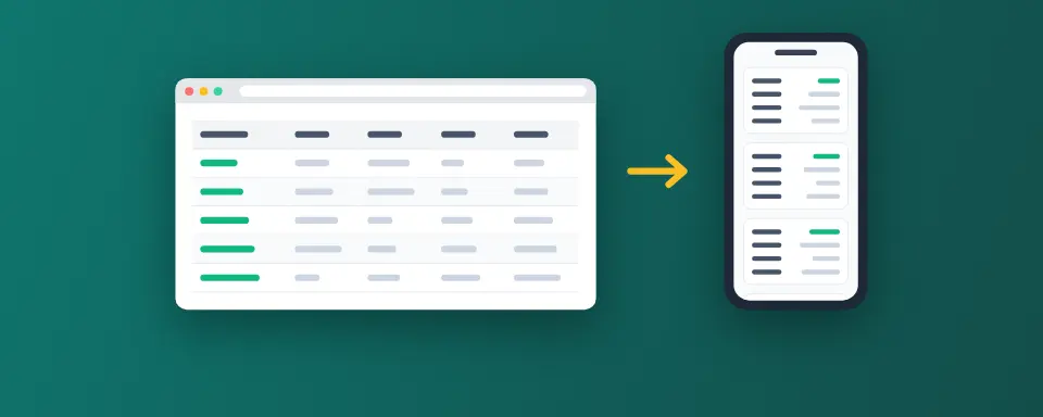Responsive HTML Tables: How to Make Tables That Work on Mobile